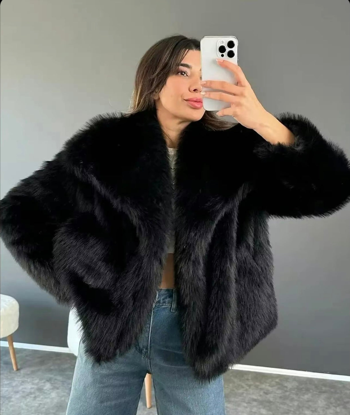 Winter Fur Plush Coat