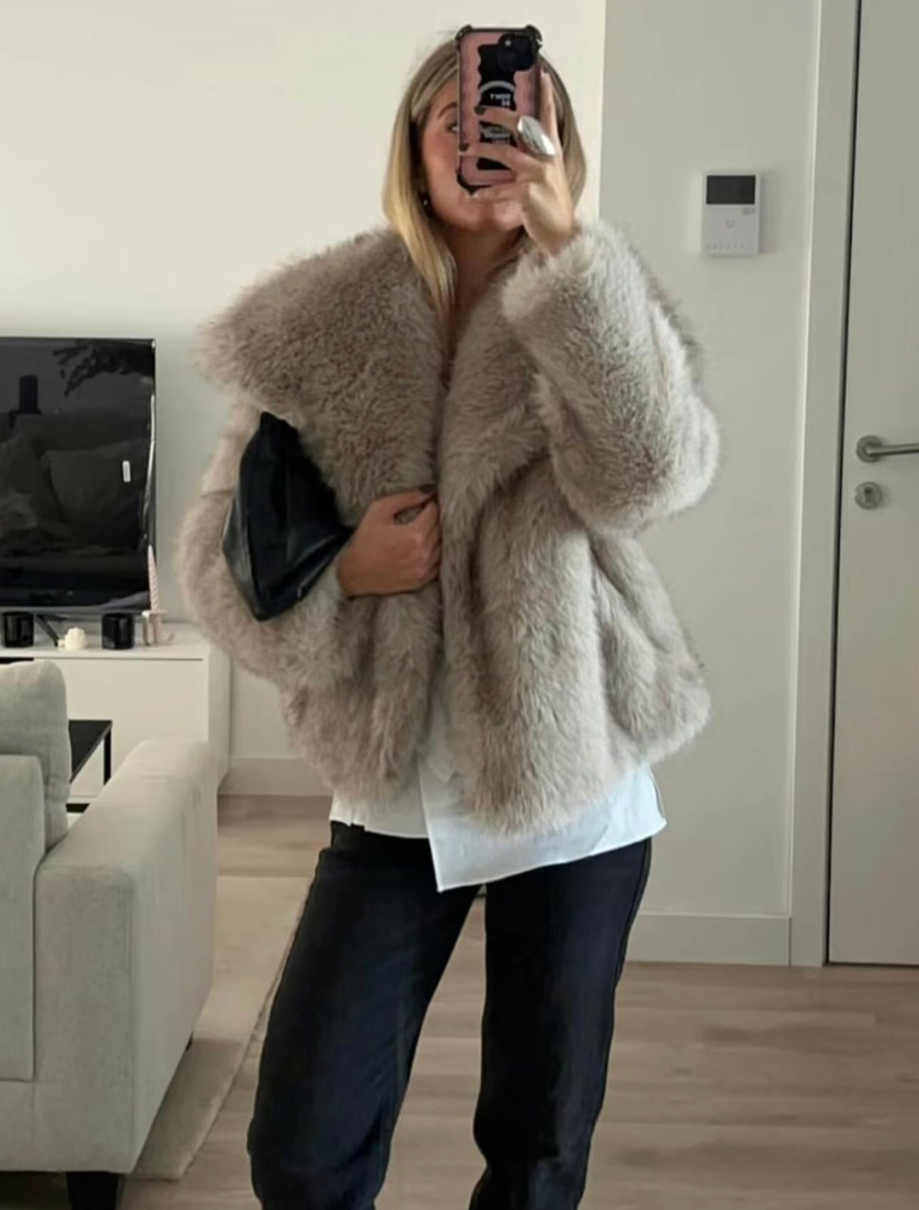 Winter Fur Plush Coat